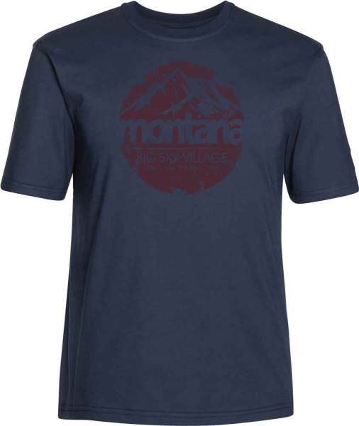 Ahorn Sportswear T-Shirt SKY VILLAGE, dunkelblau