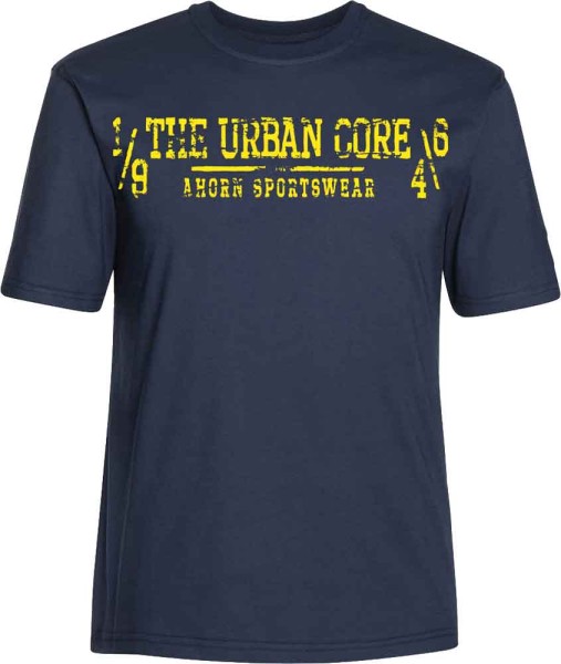 Ahorn Sportswear T-Shirt URBAN Yellow, dunkelblau