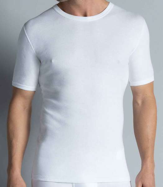 Übergrößen Unterhemd mit Halbarm, Feinripp